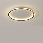 Scandinavian Round Ceiling Light Fixture – Modern LED Flush Mount for Home 0