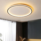 Scandinavian Round Ceiling Light Fixture – Modern LED Flush Mount for Home 1