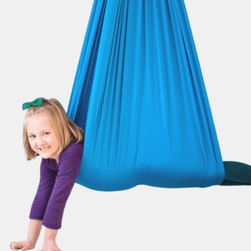 Sensory Swing with Stand – Therapeutic Swing for Kids’ Focus and Calm-Swings-Unique Casa-Blue-Unique Casa