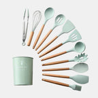 Silicone Cooking Utensils Set – Heat-Resistant Kitchen Tools for Chefs 0