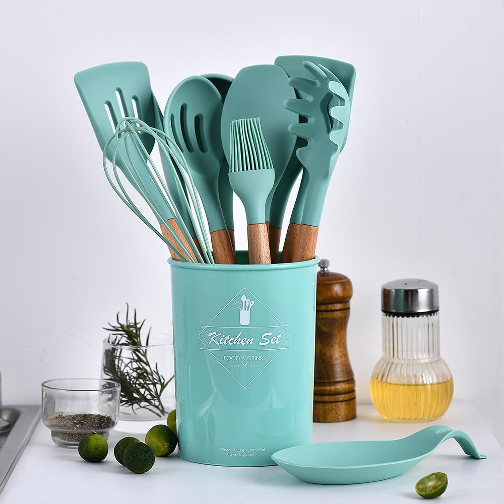 Silicone Cooking Utensils Set – Heat-Resistant Kitchen Tools for Chefs 2