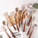 Silicone Kitchen Tool Set – 10 Essential Kitchen Utensils for Modern Cooking 3