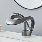 Sleek Deck-Mounted Bathroom Faucet – Modern Mixer Tap for Washbasin 5