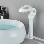 Sleek Deck-Mounted Bathroom Faucet – Modern Mixer Tap for Washbasin 9