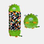 Sleeping Bag – 2-in-1 Cuddly Sleeping Companion for Kids and Toddlers-Blanket-Unique Casa-Green-S (135x50cm)-Unique Casa