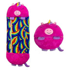 Sleeping Bag – 2-in-1 Cuddly Sleeping Companion for Kids and Toddlers-Blanket-Unique Casa-Pink-S (135x50cm)-Unique Casa