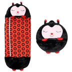 Sleeping Bag – 2-in-1 Cuddly Sleeping Companion for Kids and Toddlers-Blanket-Unique Casa-Red-S (135x50cm)-Unique Casa