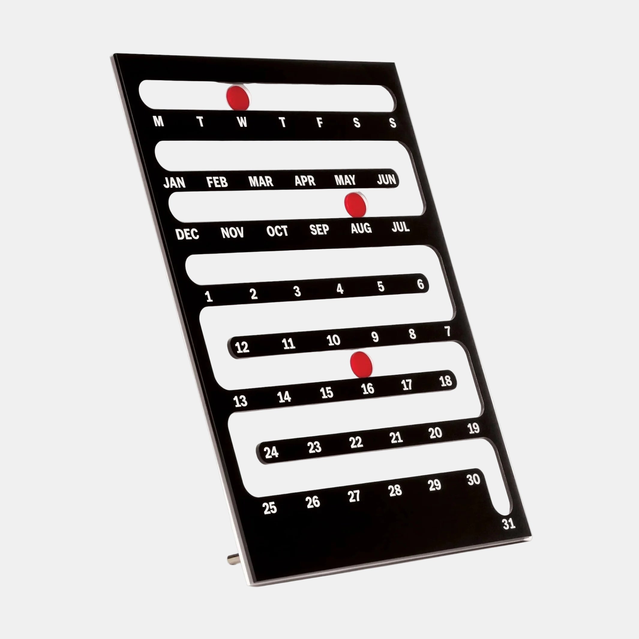 Sliding Perpetual Calendar – Modern Multi-Colored Organizer for Wall & Table 2