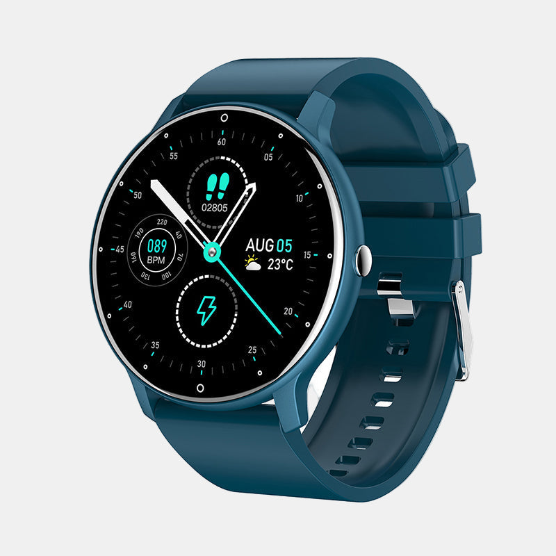 Smart Fitness Smartwatch with Touchscreen Display – All-in-One Health Tracker-Electronics-Unique Casa-Blue-Unique Casa