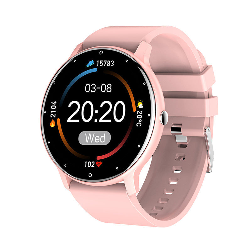 Smart Fitness Smartwatch with Touchscreen Display – All-in-One Health Tracker-Electronics-Unique Casa-Pink-Unique Casa