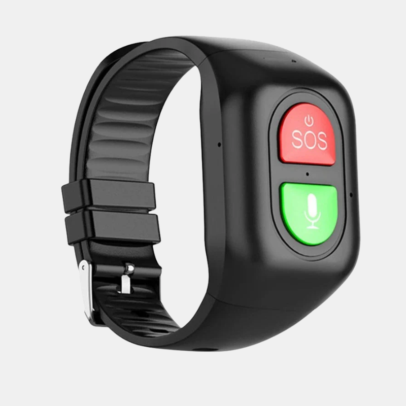 Smartwatch 4G GPS With SOS Alarm For Seniors And Safety-Smartwatch-Unique Casa-Black-Unique Casa