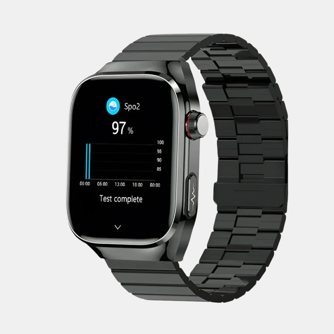 Smartwatch With Heart Rate, Blood Pressure, And Fitness Tracking-Gadgets-Unique Casa-Black-Unique Casa