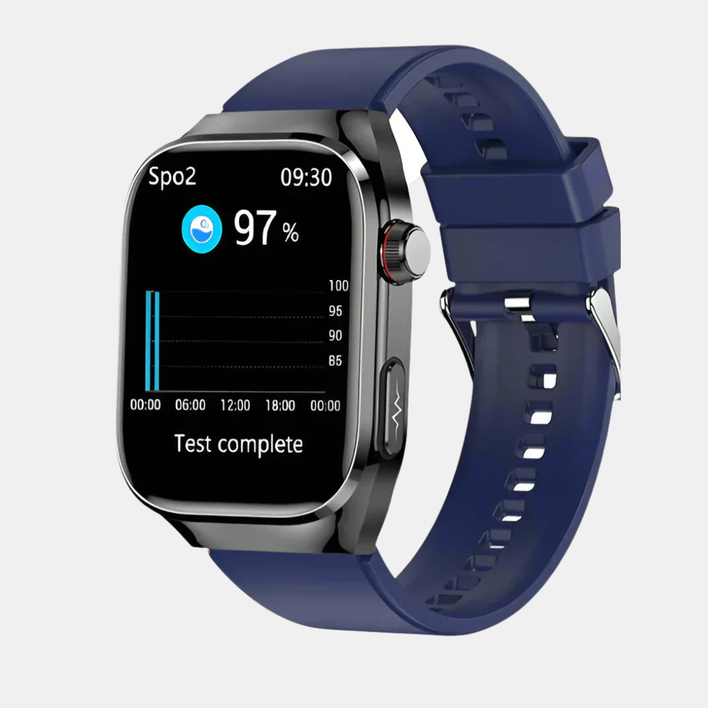 Smartwatch With Heart Rate, Blood Pressure, And Fitness Tracking-Gadgets-Unique Casa-Blue-Unique Casa