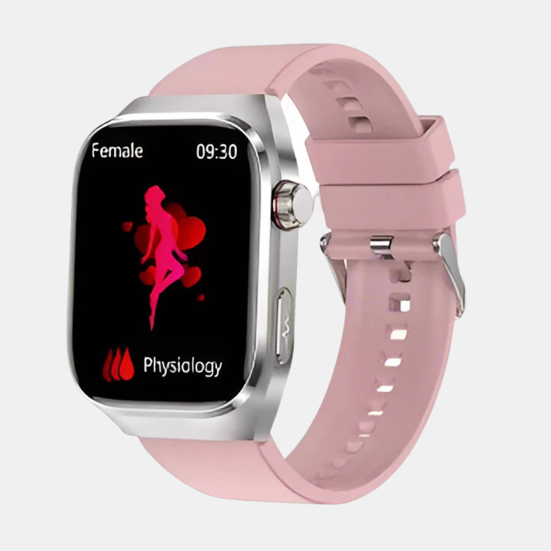 Smartwatch With Heart Rate, Blood Pressure, And Fitness Tracking-Gadgets-Unique Casa-Pink-Unique Casa