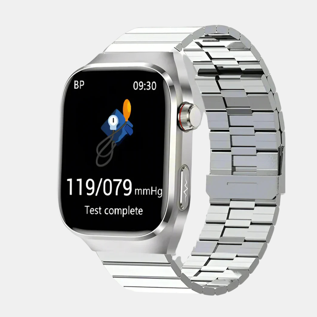 Smartwatch With Heart Rate, Blood Pressure, And Fitness Tracking-Gadgets-Unique Casa-Silver-Unique Casa