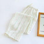 Soft Muslin Cotton Pajama Set for Women – Breathable Sleepwear for All Seasons 9