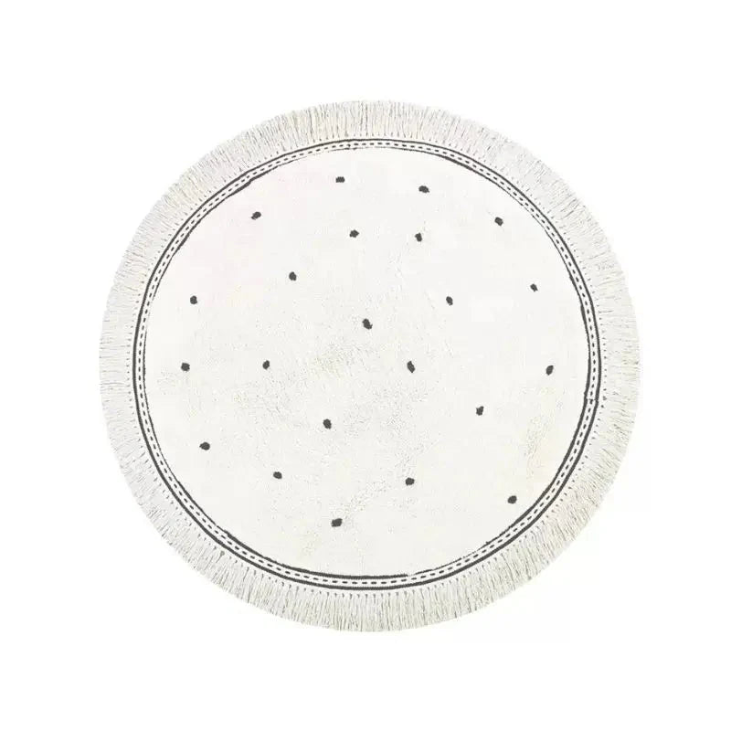 Soft White Embroidered Play Mat for Kids’ Rooms-Baby & Children-Unique Casa-Unique Casa