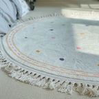 Soft White Embroidered Play Mat for Kids’ Rooms-Baby & Children-Unique Casa-Unique Casa