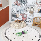 Soft White Embroidered Play Mat for Kids’ Rooms-Baby & Children-Unique Casa-Unique Casa