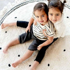 Soft White Embroidered Play Mat for Kids’ Rooms-Baby & Children-Unique Casa-Unique Casa