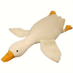 Soft White Plush Duck Toy Large Swan Goose Cuddly Floor Pillow for Kids Room and Home Decor-Stuffed toy-Unique Casa-Unique Casa
