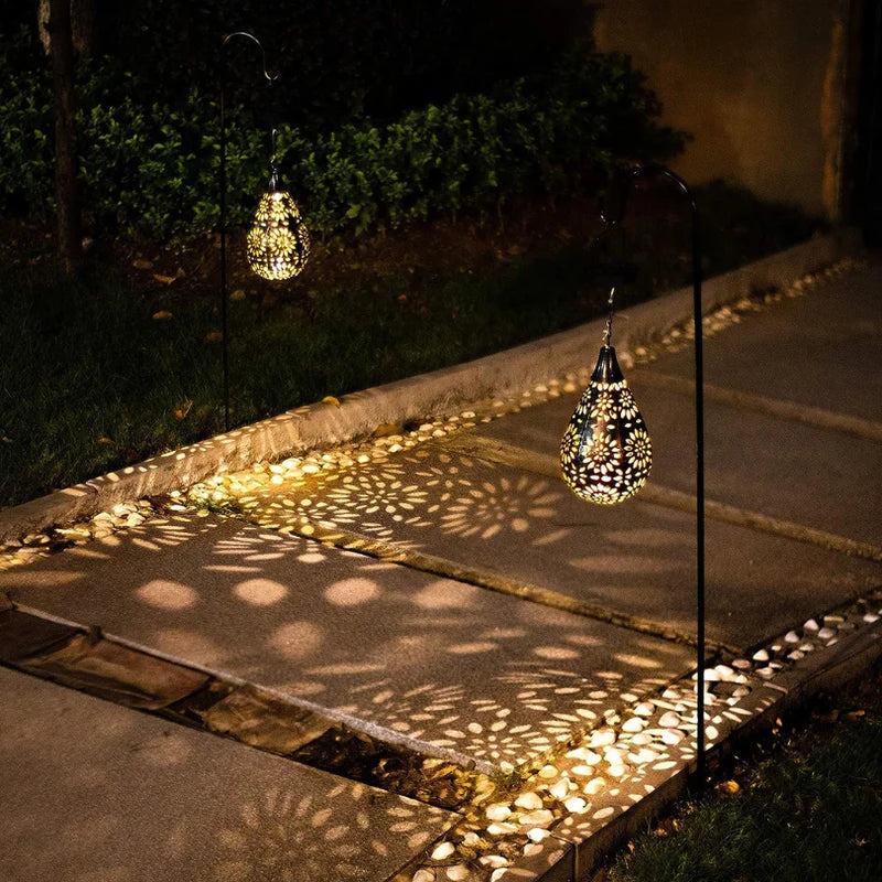 Solar Garden Lights – Automatic LED Hanging String Lights for Outdoor Use 4