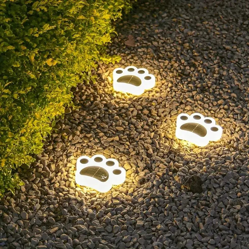 Solar Garden Lights – Eco-Friendly Paw Shaped Outdoor LED Decor for Pathway 5