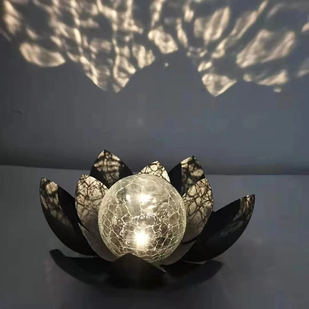 Solar Garden Lights – Elegant Lotus Design for Outdoor Decor and Patios 8