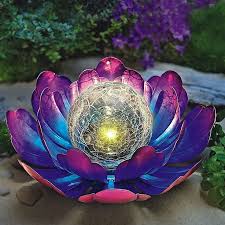 Solar Garden Lights – Elegant Lotus Design for Outdoor Decor and Patios 11