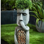 Solar LED Face Planter – Art Meets Light and Nature-Garden Light-Unique Casa-Speak-Unique Casa