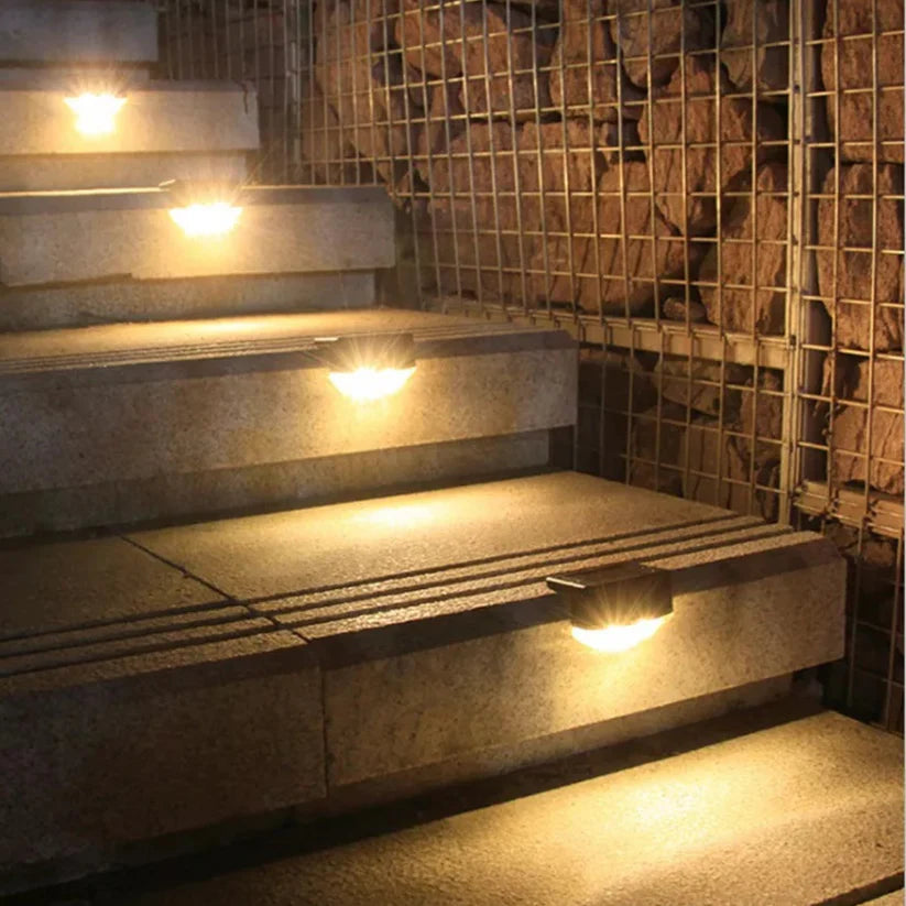 Solar Wall Lights Outdoor – Modern Automatic Dusk to Dawn Garden Illumination 1