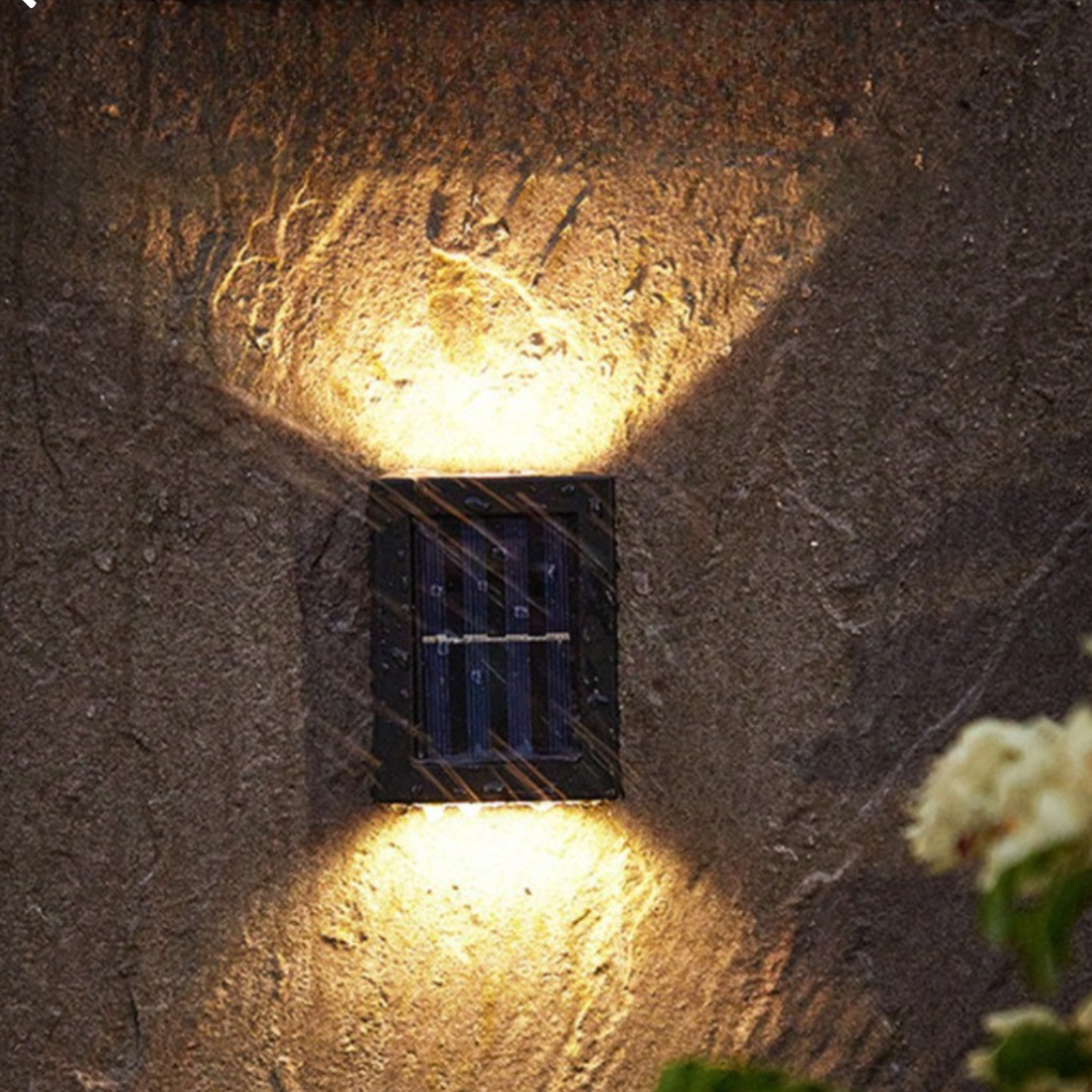 Solar Wall Lights Outdoor – Modern Waterproof LED Lighting for Garden 1