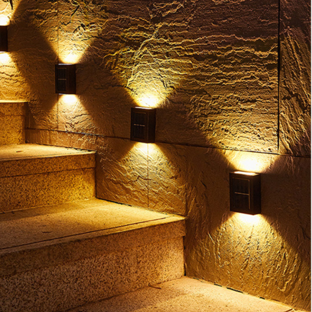 Solar Wall Lights Outdoor – Modern Waterproof LED Lighting for Garden 2