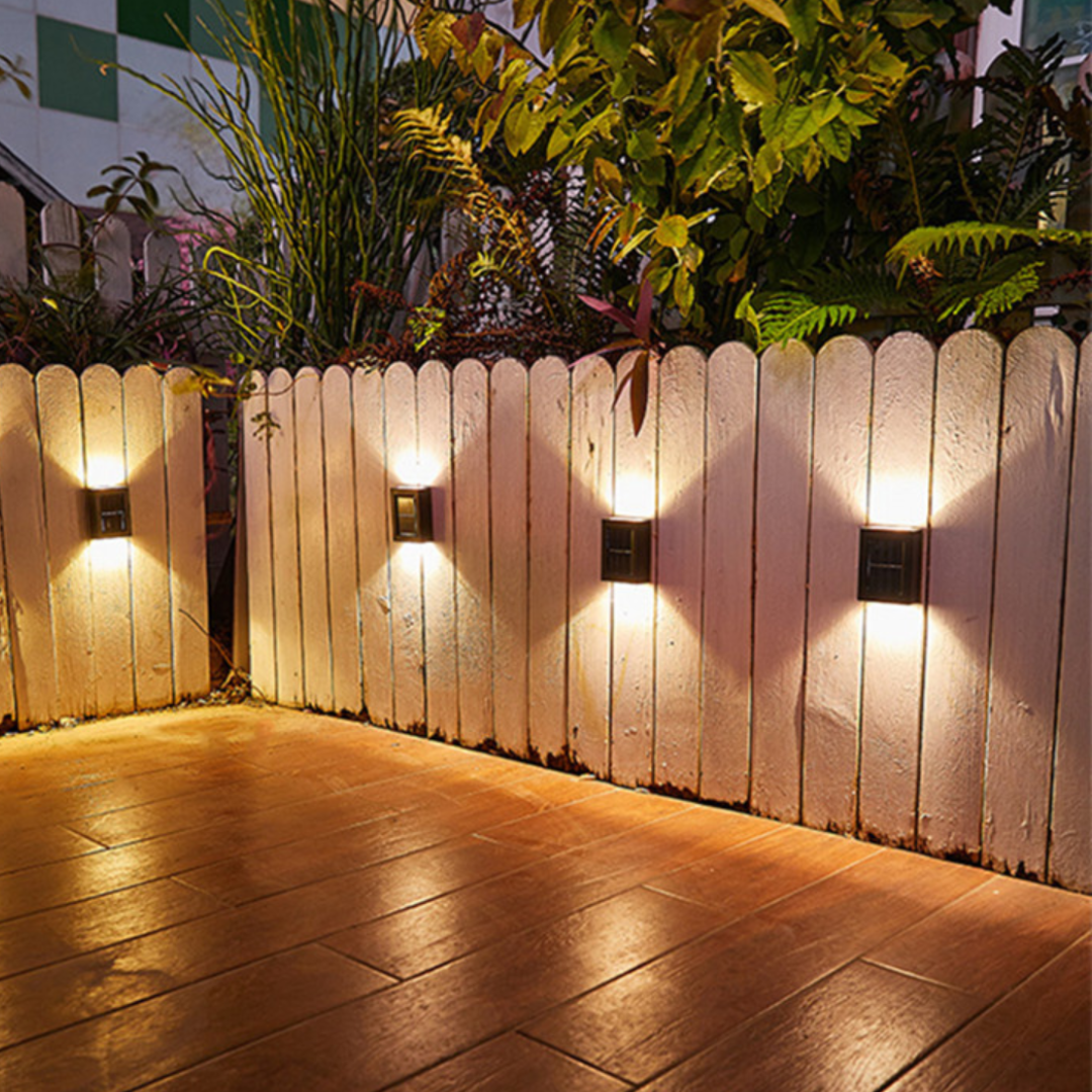 Solar Wall Lights Outdoor – Modern Waterproof LED Lighting for Garden 3