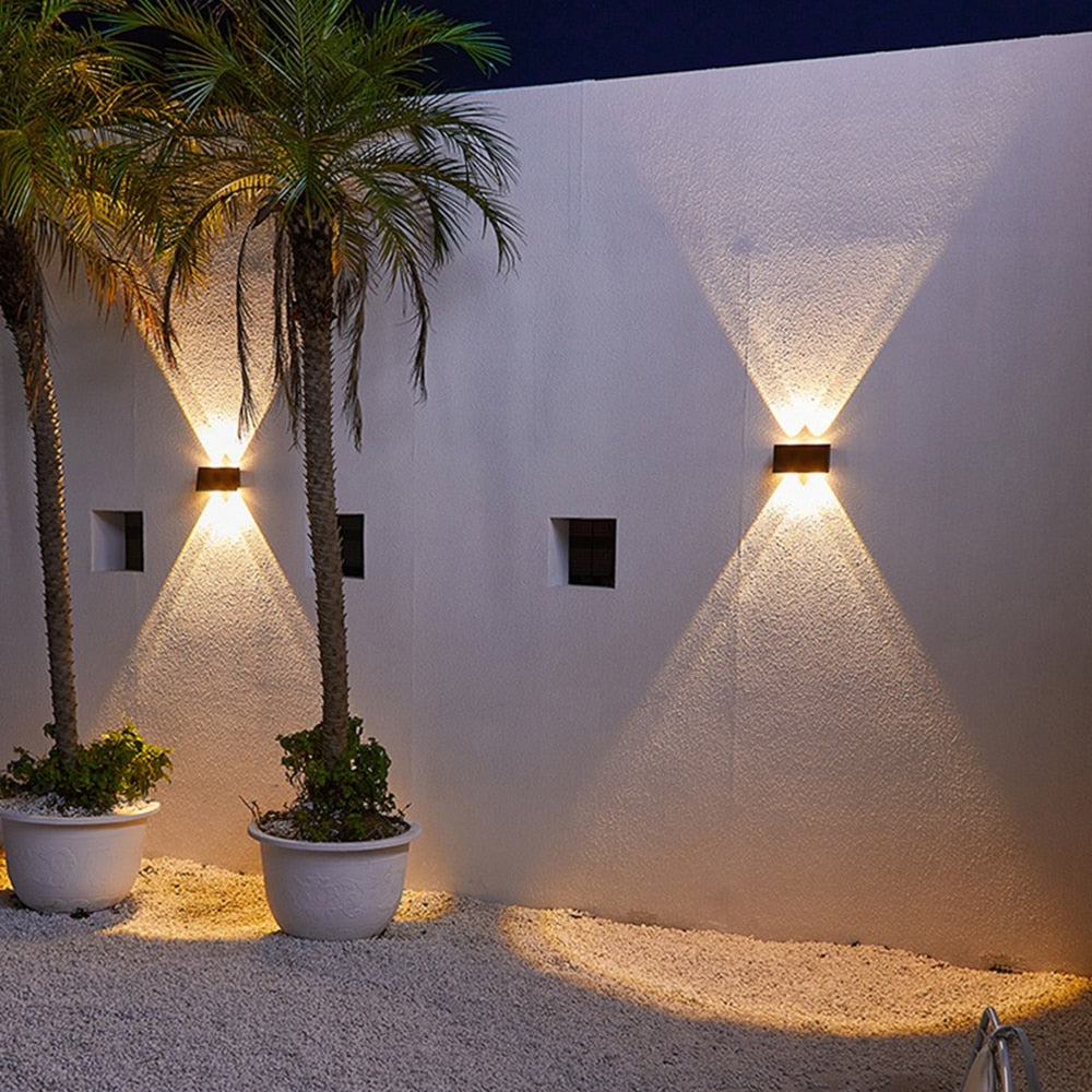 Solar Wall Lights Outdoor - Waterproof LED Up and Down Wall Lantern 1