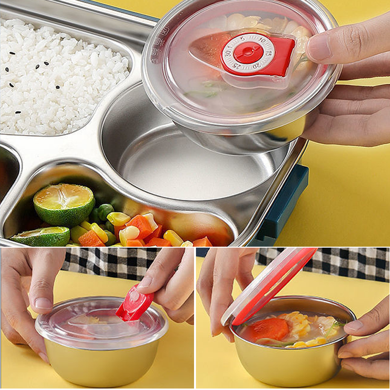 Stainless Steel Bento Lunch Box – Fresh Meals, Anytime & Anywhere-Unique Casa-Unique Casa