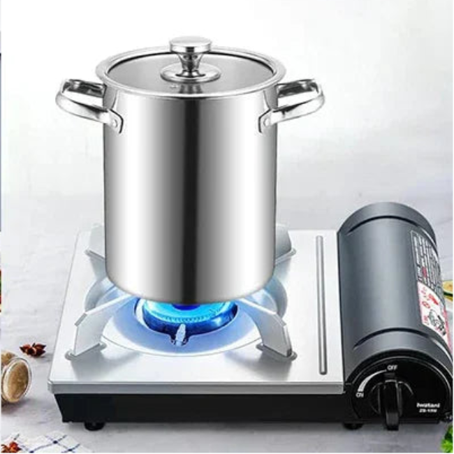 Stainless Steel Deep Fryer Pot – 3L Oil Fry Pan with Basket and Lid-carvallo20250815-Unique Casa-Unique Casa