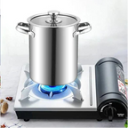 Stainless Steel Deep Fryer Pot – 3L Oil Fry Pan with Basket and Lid-carvallo20250815-Unique Casa-Unique Casa