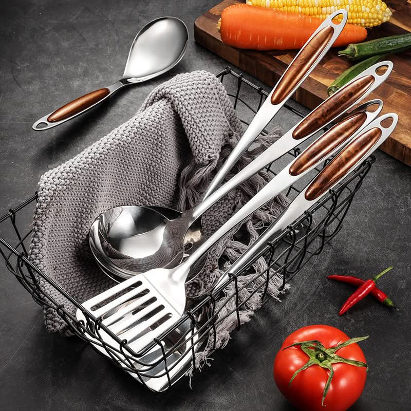 Stainless Steel Kitchen Utensil Set - Durable Premium Cookware Set for Home Chefs-Kitchen Accessories-Unique Casa-Unique Casa