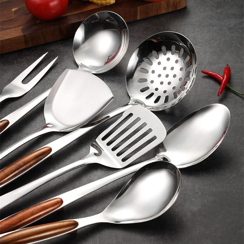 Stainless Steel Kitchen Utensil Set - Durable Premium Cookware Set for Home Chefs-Kitchen Accessories-Unique Casa-Unique Casa