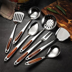 Stainless Steel Kitchen Utensil Set - Durable Premium Cookware Set for Home Chefs-Kitchen Accessories-Unique Casa-Unique Casa