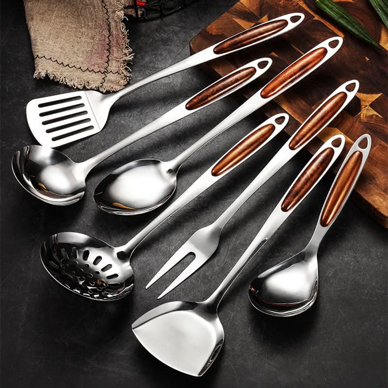 Stainless Steel Kitchen Utensil Set - Durable Premium Cookware Set for Home Chefs-Kitchen Accessories-Unique Casa-Unique Casa