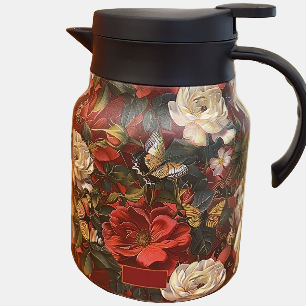 Stainless Steel Thermal Teapot – Vacuum Insulated Tea Pot for Hot and Cold Drinks-Teapot-Unique Casa-Red-Unique Casa