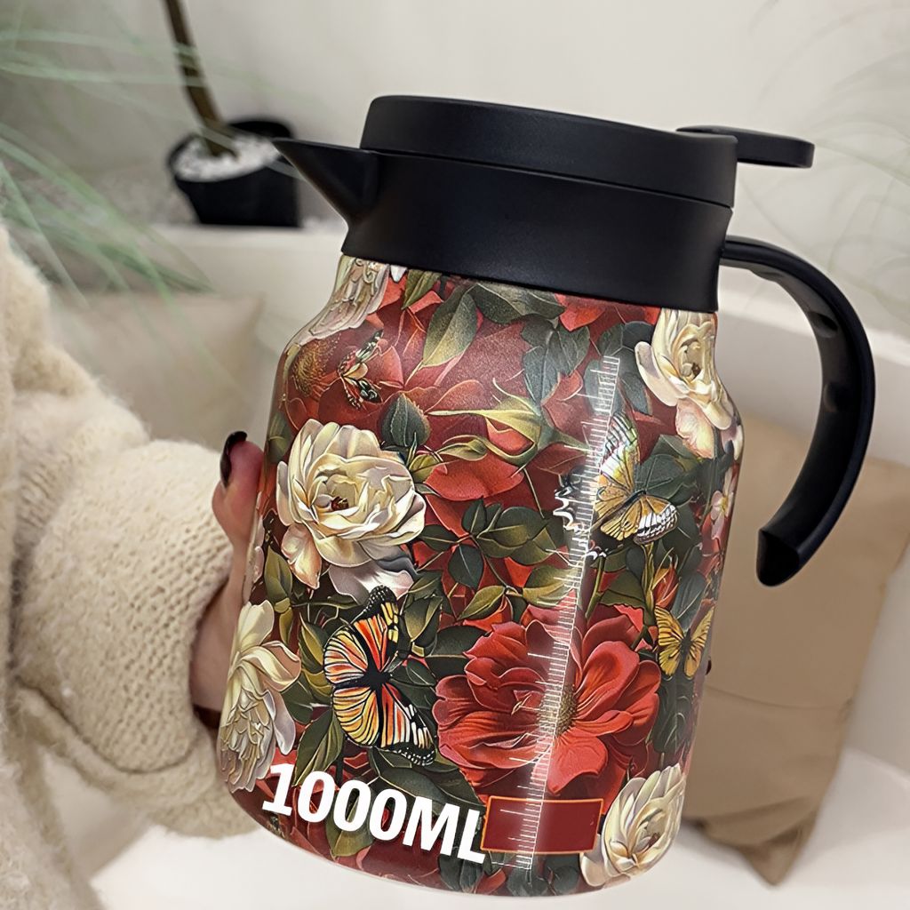 Stainless Steel Thermal Teapot – Vacuum Insulated Tea Pot for Hot and Cold Drinks-Teapot-Unique Casa-Unique Casa