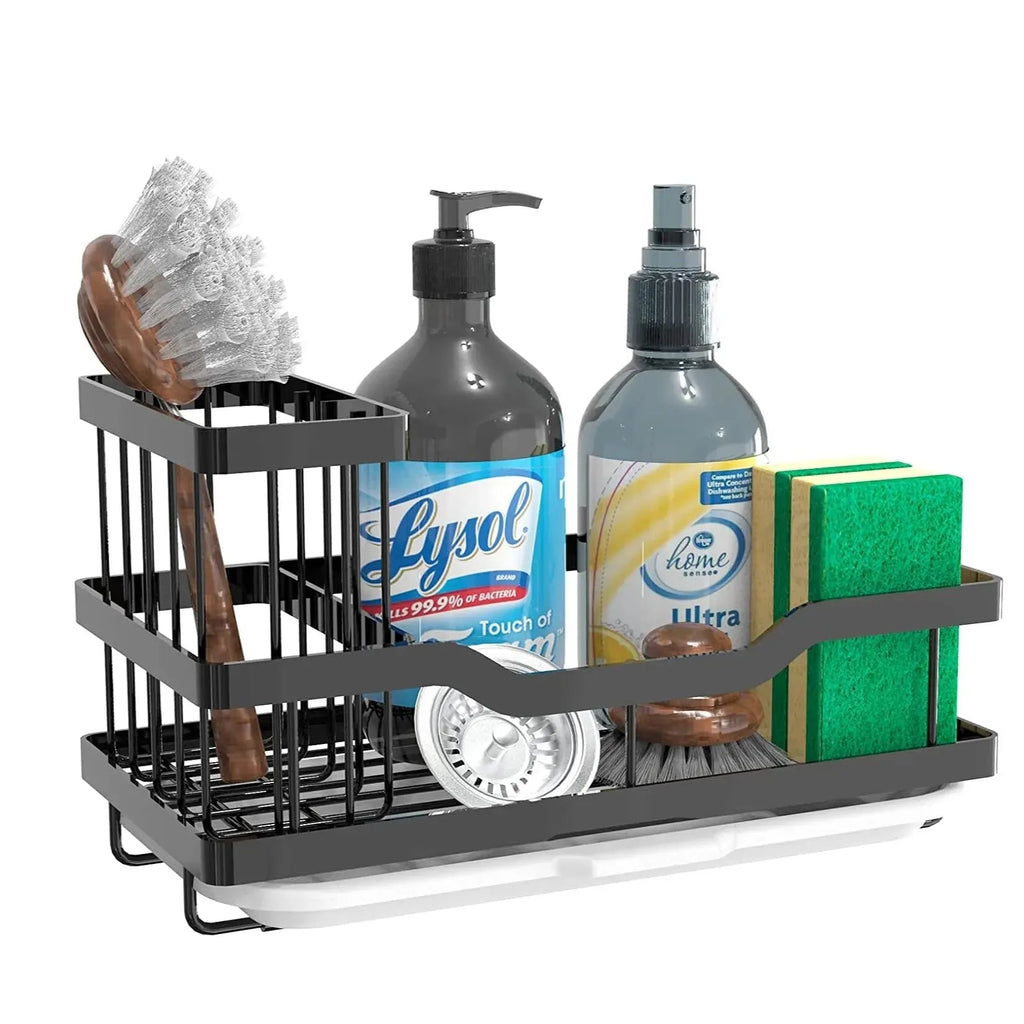 Stainless Steel Under Sink Storage Organizer – Versatile Sink Caddy for Kitchen 2