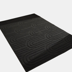 Stylish Doormat – Anti-Slip Indoor/Outdoor Shoe Scraper-Doormats-Unique Casa-Black A-Width: 50cm x Length: 80cm-Unique Casa