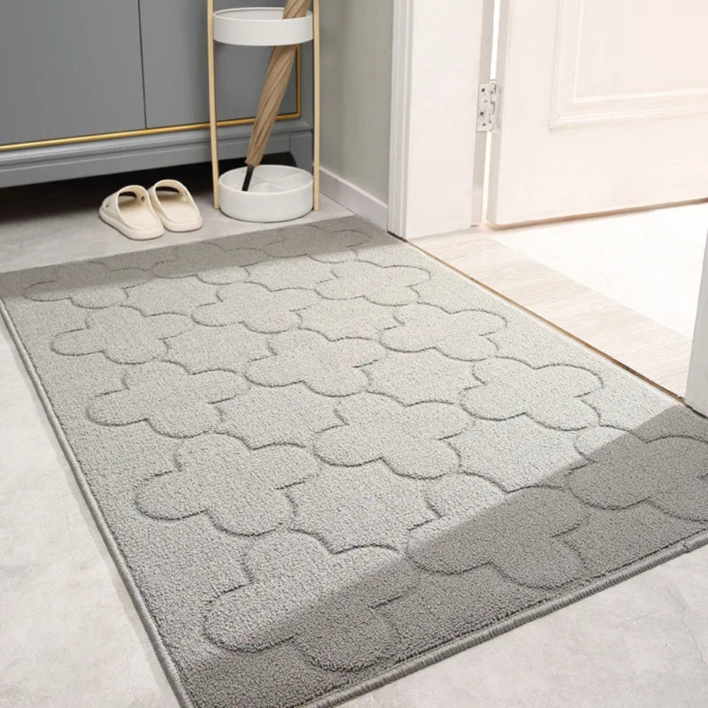 Stylish Doormat – Anti-Slip Indoor/Outdoor Shoe Scraper-Doormats-Unique Casa-Gray A-Width: 50cm x Length: 80cm-Unique Casa