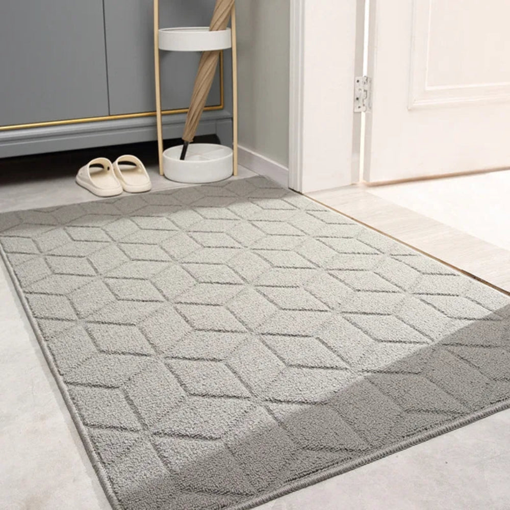 Stylish Doormat – Anti-Slip Indoor/Outdoor Shoe Scraper-Doormats-Unique Casa-Gray B-Width: 50cm x Length: 80cm-Unique Casa