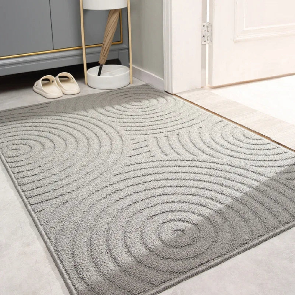Stylish Doormat – Anti-Slip Indoor/Outdoor Shoe Scraper-Doormats-Unique Casa-Gray C-Width: 50cm x Length: 80cm-Unique Casa