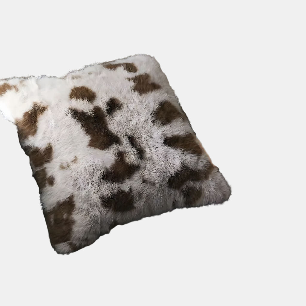 Stylish Faux Fur Throw Pillows for Sofa – Elegant Home Decor Accent 4